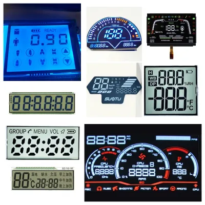Manufacture Wholesale Speedometer LCD Display Electric Digital FSTN LCD Display for Industrial Instrument