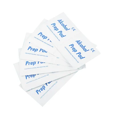 CE Approved Disposable Sterile 70% Isopropyl Alcohol Prep Pads Non-Woven Alcohol Swabs