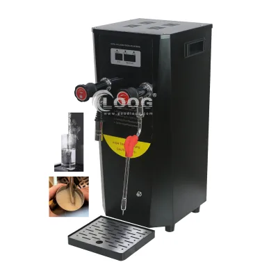 Commercial Milk Frother Digital Hot Water Tea Coffee Boiler Dispenser Steam Milk Bubble Machine