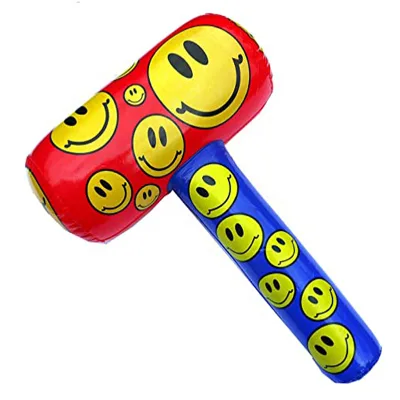 Inflatable Hammer Cartoon PVC Children's Toy Phthalates Free 48cm Custom Logo Available-Pool & Beach Water Toy