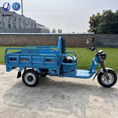 Equipped with Front Disc and Rear Drum Brakes, It Can Pull Cargo Tricycles, Factory Direct Sales,and Electric Freight Tricycles.