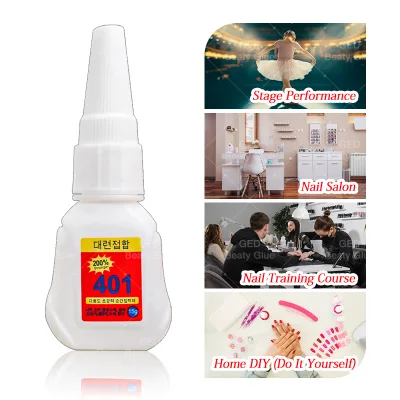 Artificial Nail Glue for Professional Use 15g Eco Conscious Formula That Protects Natural Nails Strong Glue Gel