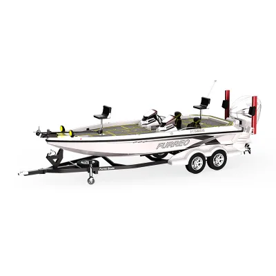 New FURREO 16ft All Welded Aluminum Fishing Jon Boat with 3-Person Capacity and 1 Year Warranty