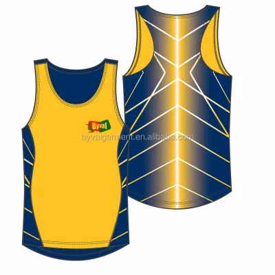 Marathon Running Sublimation Printing Men t Shirts 100 Polyester Sports Tank Tops for Runner Sublimation Tshirts Eco Friendly