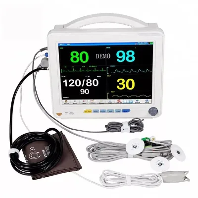 ICU Patient Monitor Multi-parameter Tft Screen Remote Monitoring 6 Parameters Patients Monitor with CE