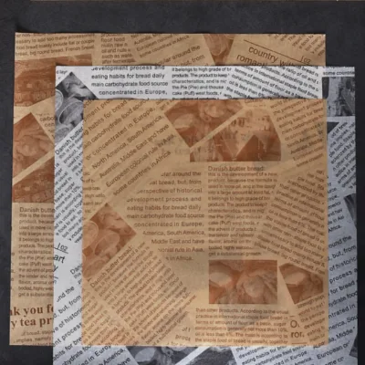 Greaseproof Paper Food Bags | Eco-Friendly & Compostable | Custom Printed for Pizza Catering