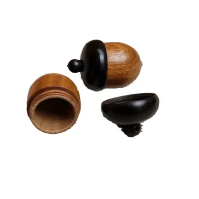 Twistable ebony acorns, padauk hazelnuts, DIY accessories, pendants, keychains, car hanging ornaments, wishing bottles