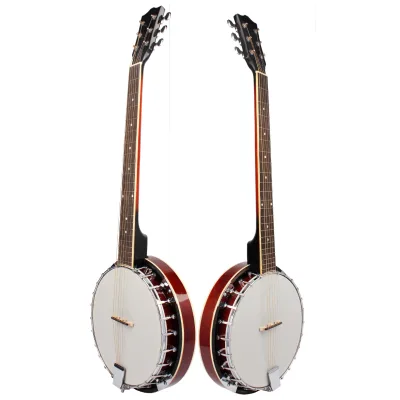 Hot Selling 6 Stringed Banjo Original Wood Turtledove Practicing Playing Western Instruments with Adjustment Rod