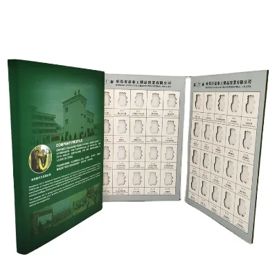 Bespoke Binder Cardboard for Sample Book With Logo Printing