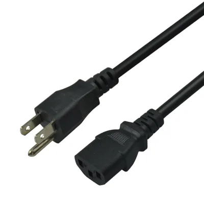 SIPU 16awg 18 Awg for Hair Dryer 3 Prong Extension C13 Cords C14 Usa Flat Iron Us Plug Iec C13 Ac Power Cord