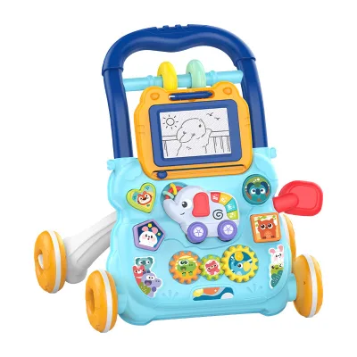 DWI Hot Selling Toddler Musical Activity Walker Push Walker Custom Baby Walkers Baby Musical Hand Push Walker Toy