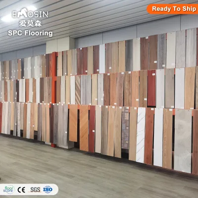 Emosin Indoor Interior 4mm Waterproof Click diamond Hybrid Deep Embossed Texture Registered Eir Spc Vinyl Flooring Plank