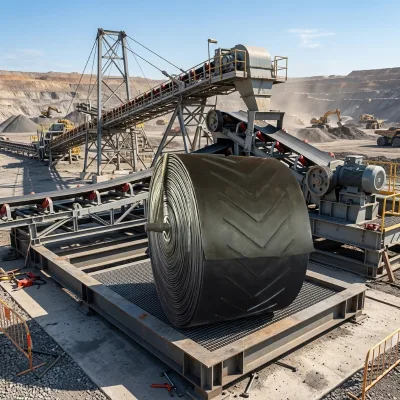 High Capacity Belt Conveyor for Mining and Cement Industry Construction Conveyor Use Rubber Conveyor Belt