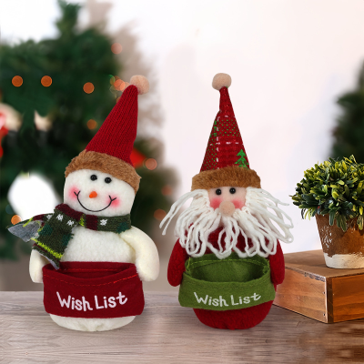 Santa Claus Christmas Doll Merry Christmas Decorations for Home Elk Christmas Ornaments Xmas Tree Decor Natal Gifts