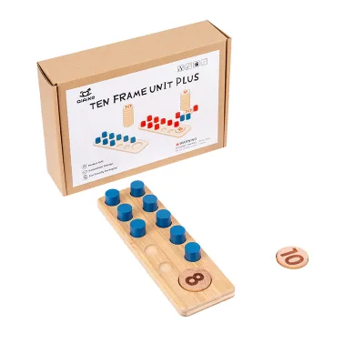 Wooden Learning Toys for 2 to 4 Years & 5 to 7 Years Kids-Early Educational Number Sense Montessori Teaching Aids Unisex