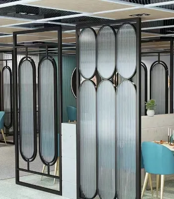Villa Custom Screen Laser Cut Design Room Divider Luxury Metal Partition Screen
