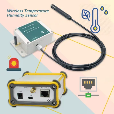 Greenhouse Indoor Live Farming Multipoint Wireless Humidity Control Gateway Sensor Growing Tent System