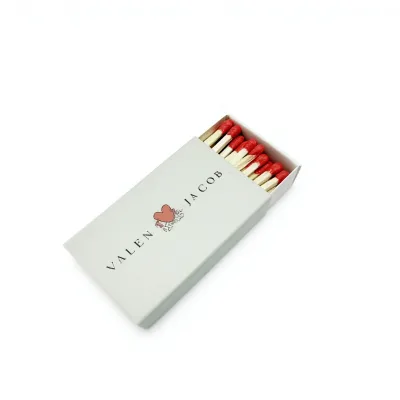 Elegant French Retro Custom Logo Match Boxes Wedding Venue Planner Bulk Supply Wedding Table Guest Favor Wholesale Matches