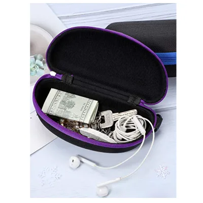 Waterproof Sunglasses & Eyeglasses Case Zippered Durable Hard EVA Velvet Storage with Customization