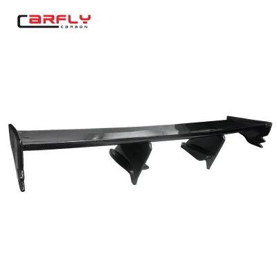 High Performance GTR R35 Single Deck Carbon Fiber Rear Spoiler Lightweight Universal Fitment Carfly