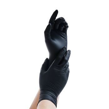 Good Grip Oil Resistant Breathable Gardening Work Safety Gloves Nitrile Disposable Glove Box of 100pcs