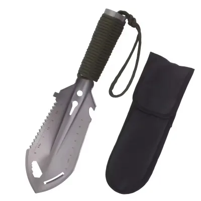 Outdoor  Stainless Steel Shovel Multifunctional Folding Shovel Wilderness Survival Equipment - Digging Shovel