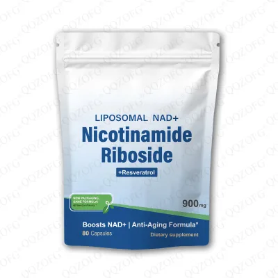 Wholesale OEM Wellness Liposomal NAD+ Capsules 80 Count with Riboside Hydrogen Dietary Supplement