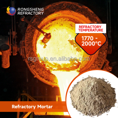 Unshaped Refractories Plastic Refractory Mud Acid Proof Dry Concrete Abrasion Resistant Refractory Mortar
