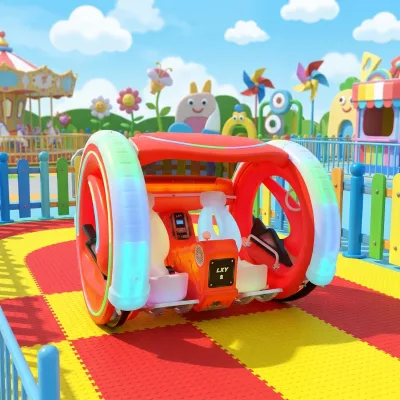 New Design 360 Rolling Lebar Car with LED Lights Rotational Molding Process for Kids