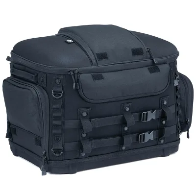 Custom LOGO  Latest Design  Polyester Motorcycle Pet Accessories Bag Seat Tail Trunk Rack Pet Carrier Bag