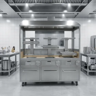 Customized Modern Style Stainless Steel Kitchen Drawer Set BBQ for Garden Party Access & Practical Design