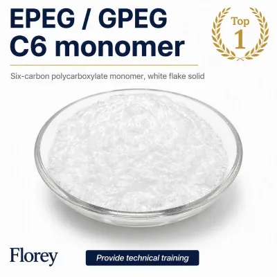 EPEG GPEG Syrye Dlya Superplastifikatora PCE Monomer 99.9% Polyether Flake Kazakhstan Uzbekistan Chemical Plant
