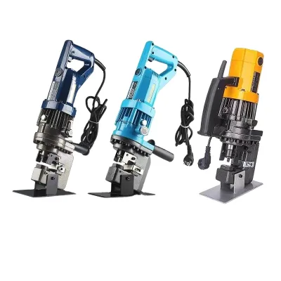 Electric Hydraulic Angle Iron Steel Punching Machine Small Groove Hole Opener Iron Plate Photovoltaic Electric Hydraulic Tools