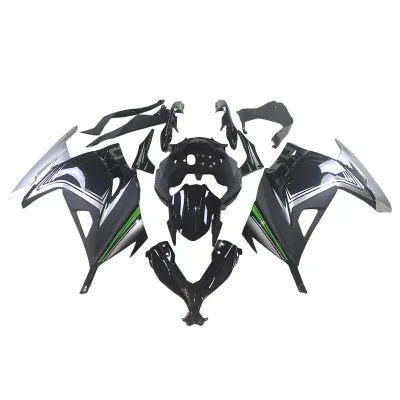 Gray Black Full Fairing Kit for Ninja 300 2013-2017 Injection Bodywork