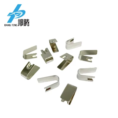 Custom Precision Stamping Parts Stainless Steel Nickel Plate Sheet Metal Battery Connector Hardware Custom Color and Size