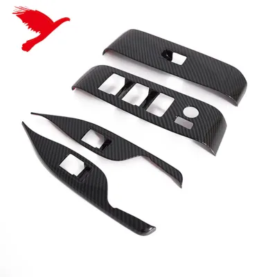 (ONLY FIT RIGHT HAND DRIVE) Window Lift Switch Buttons Frame Cover Trim for Toyota Alphard 2015-2022