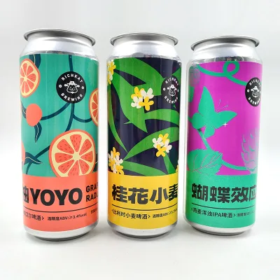 Custom Waterproof Beverage Labels - Adhesive Recycled Paper