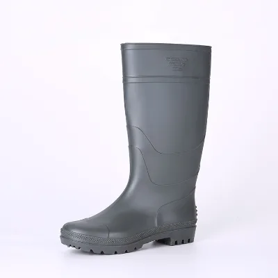 PVC Waterproof Wholesale OEM logo High Quality Adult Work Boots for Rain