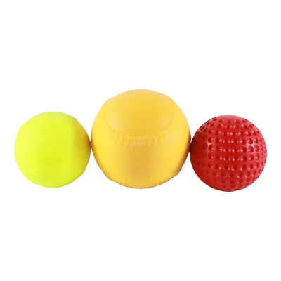 12 Inch Yellow Orange Customized Color Dimpled Pitching Machine Softball Practice Ball