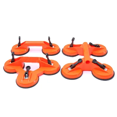 Wholesale 4 Cups Quadruple Plastic Glass Suction Cup Lifter Carrier