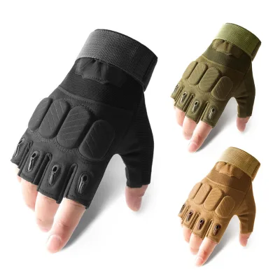 Half Finger Gloves With Custom logo for Unisex Used in Outdoor Sport Gym and Climbing Gloves