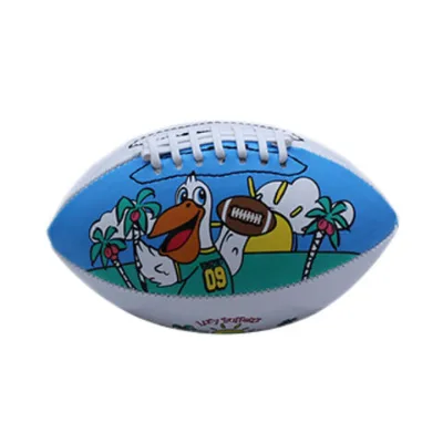 Rugby Ball with 3mm Thickness, Made of rubber, Suitable for Outdoor Use