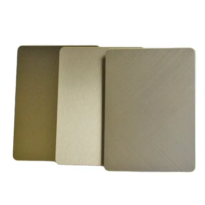 201 304 New Design Red Hairline Color Decorative Stainless Steel Sheet with Nano Oil