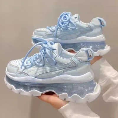 Womens Casual Walking Sneakers Mesh Upper EVA Midsole Lightweight Chunky Sole Fashion Athletic Shoes for Women Spring Summer