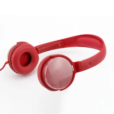 High Quality Foldable Wired on Ear Headphones 3.5mm Stereo Sound Lightweight Comfort Headset for Student