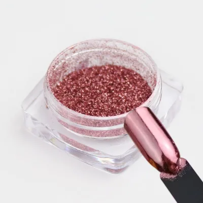 Mirror Powder Rose Gold Chrome Mirror Powder for Nail Polish Eye Shadow