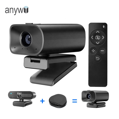 Anywii Web Cam Usb Webcam Full hd Webcam 1080p 360 Rotatable Webcam Camera Speaker with Mic