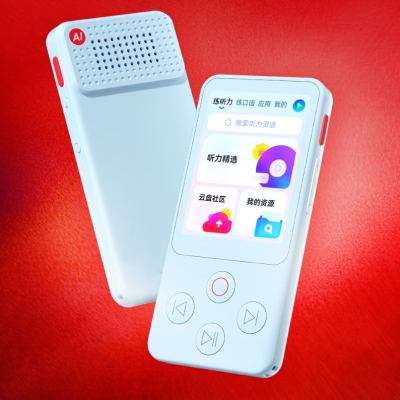 First AI Oral Coach for Life High Definition Large Screen World Walkman Fashion MP4 Players for Language Learning Listening