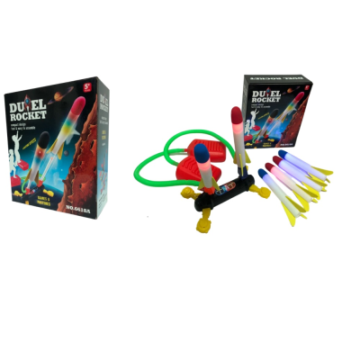 Hot Foam Rocket Launcher Light up Bullet Toy Rocket Launcher for Kids
