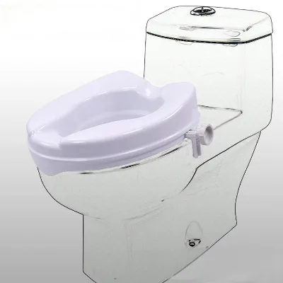 Factory Direct Sale Raised Toilet Seat Plastic for Elderly Sanitary Ware Raised Toilet Seat Cover 5CM High